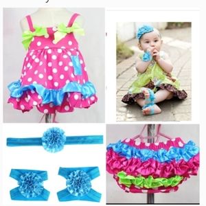 Swing Outfit 18 months Boutique ruffles with shoes